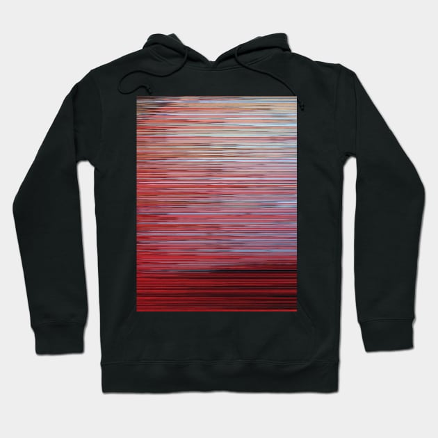 Red line pattern Hoodie by Dturner29